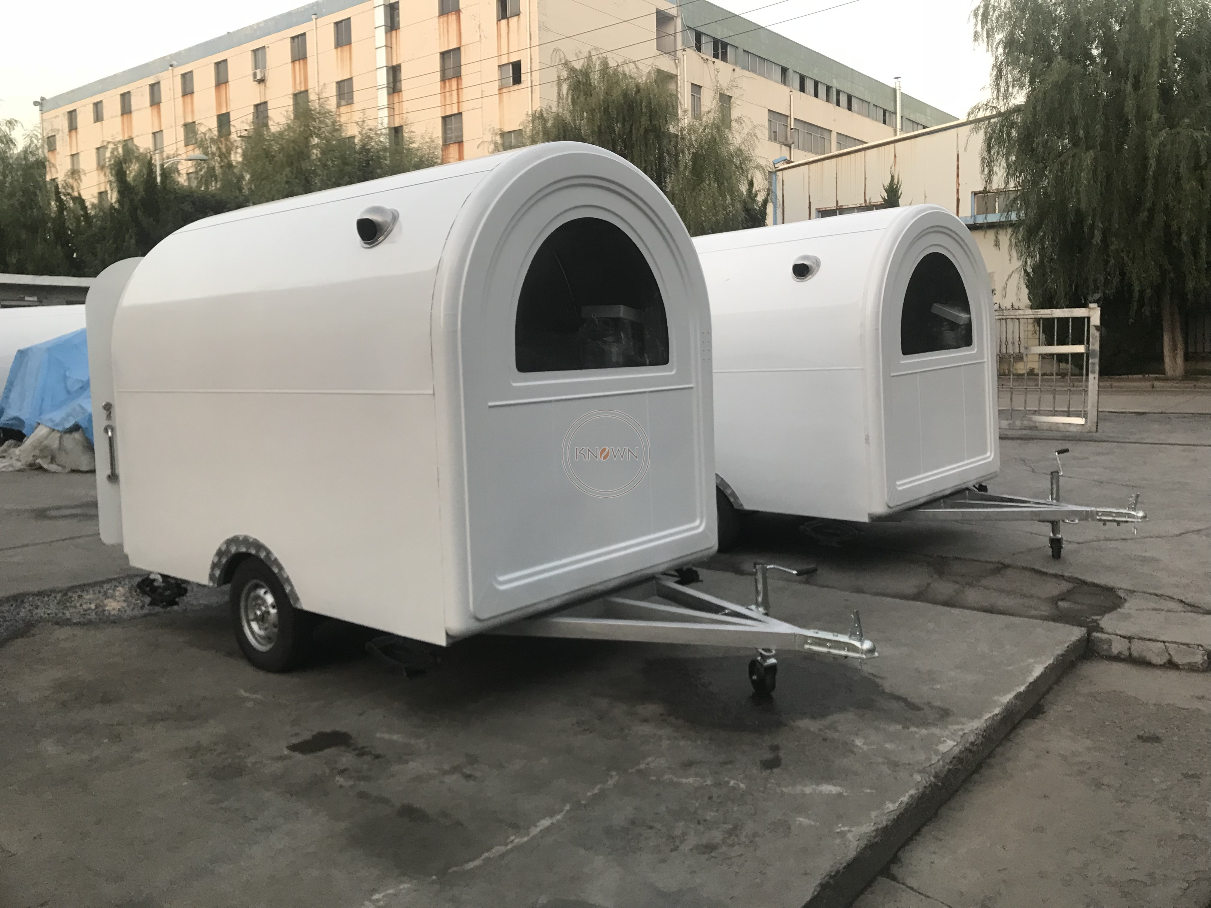Hot Dog Mobile 280*160*210 cm Food Trailer Outdoor Food Cart Good Quality Hot Selling