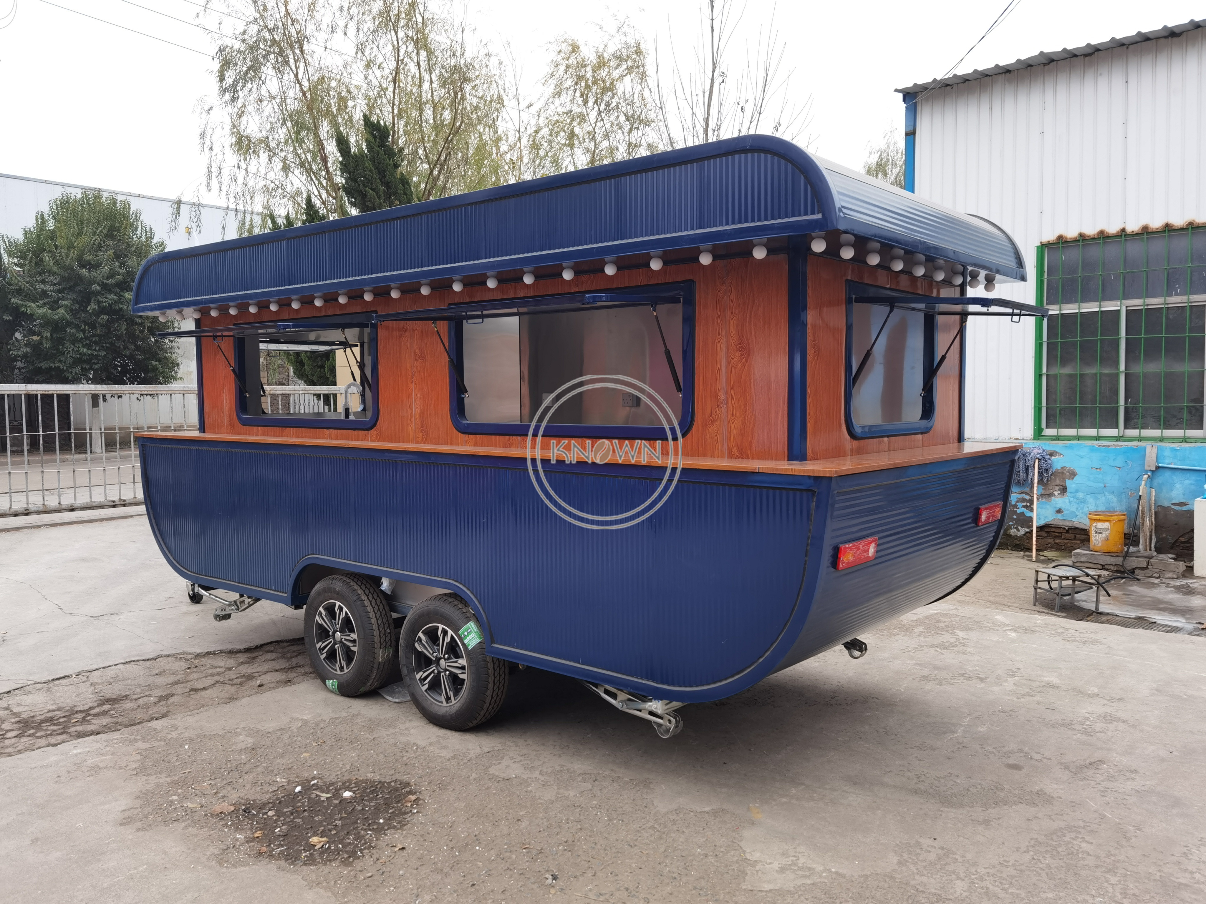 KN-BT-500 Wholesale Food Trailer Mobile Concession Ice Food Trucks Trailers Food Truck With Full Kitchen