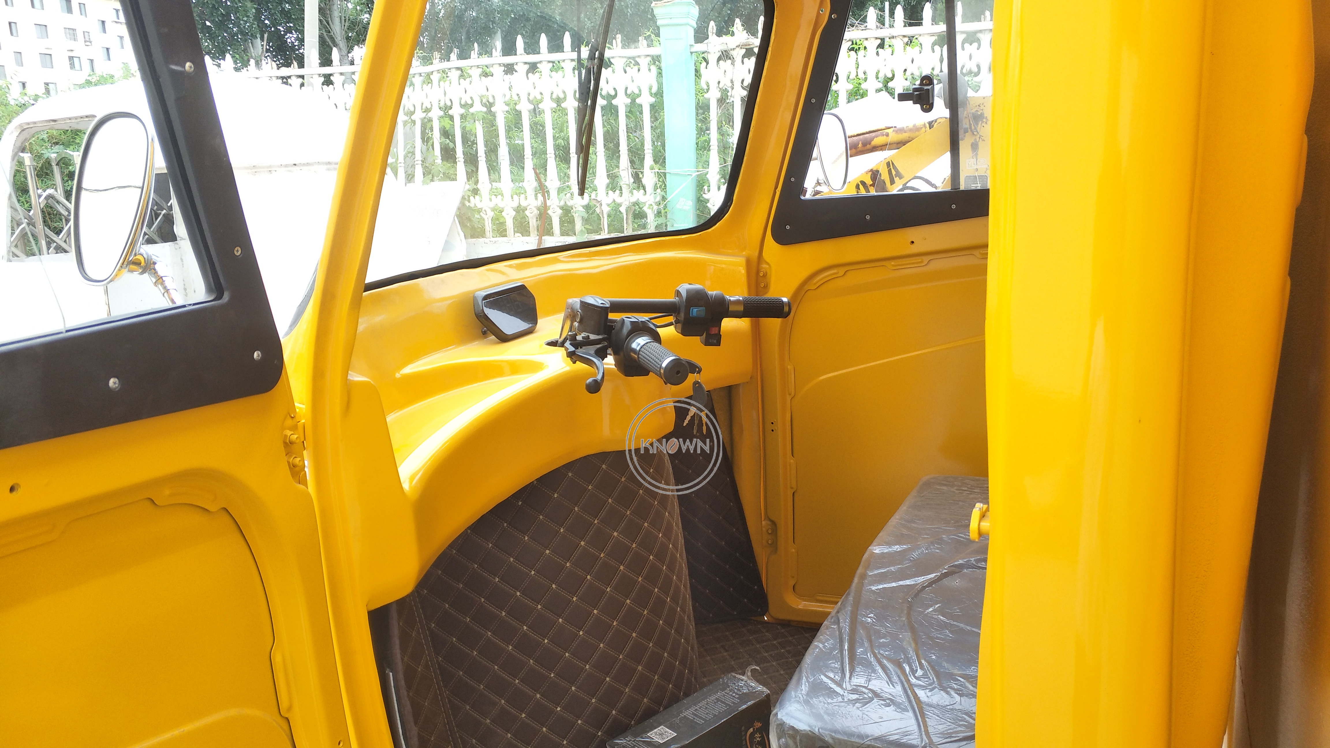 3 Wheel Ice Cream APE Food Cart With CE Certification Mobile Fast Food Vending Van Electric Tricycle Coffee Truck
