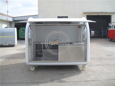 KN-250D Fast Food Carts Ice Cream Cart Fast Food Kiosk Food Trolley For Sale Food Carts Food Vending Carts for Sale USA 