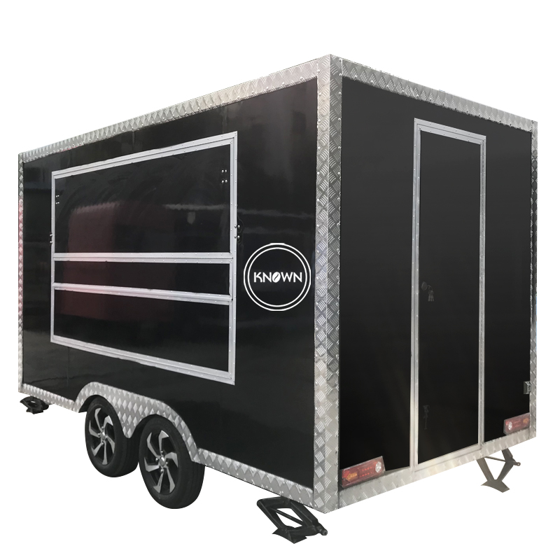 KN-FS-370 Factory Street Food Carts Chinese Mobile Vending Van Food Trailer High Quality Vintage Food Truck