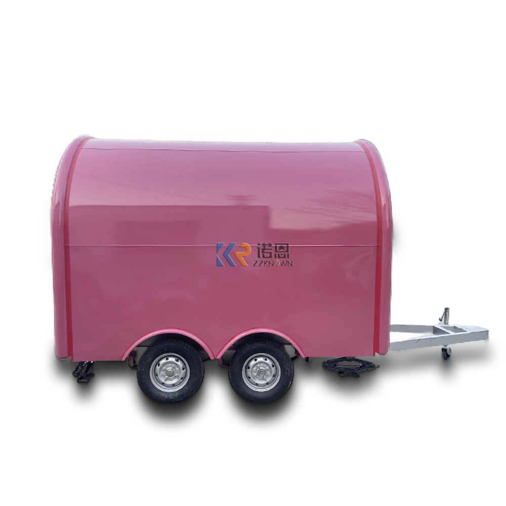 KN-FR-280W Mobile Bar Truck Food Truck Food Trailer Business For Sale with Snacks Machine 