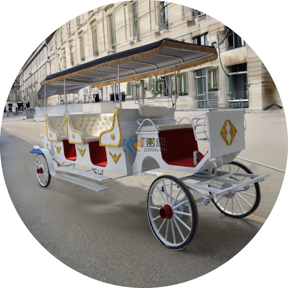 Special Transportation Historical Royal Horse Carriage For Sightseeing Horse Drawn Cart Carriage