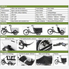 4 Seats Electric Family Cargo Bike Adult Tricycle for Transport And Grocery Shopping The Most Advanced Cargo Bike Ever Built