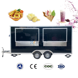 KN-FK-400S Australian Standard Food Trailer Food Cart Cooking Trailer Kiosk Food Concession Trailers