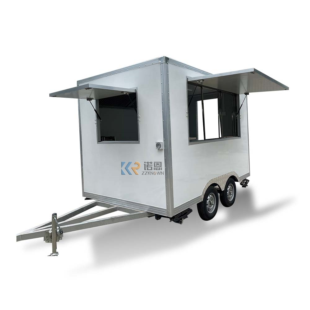 KN-FSH-300 Outdoor Food Concession Trailer Fully Equipped Food Trailer With CE DOT USA Standard Hot Dog Cart