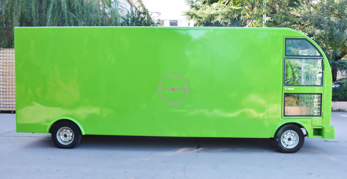 KN-BS500 Professional Customised Mobile Electric Food Truck Food Trailers US Standards Fast Street Food Cart Outdoor