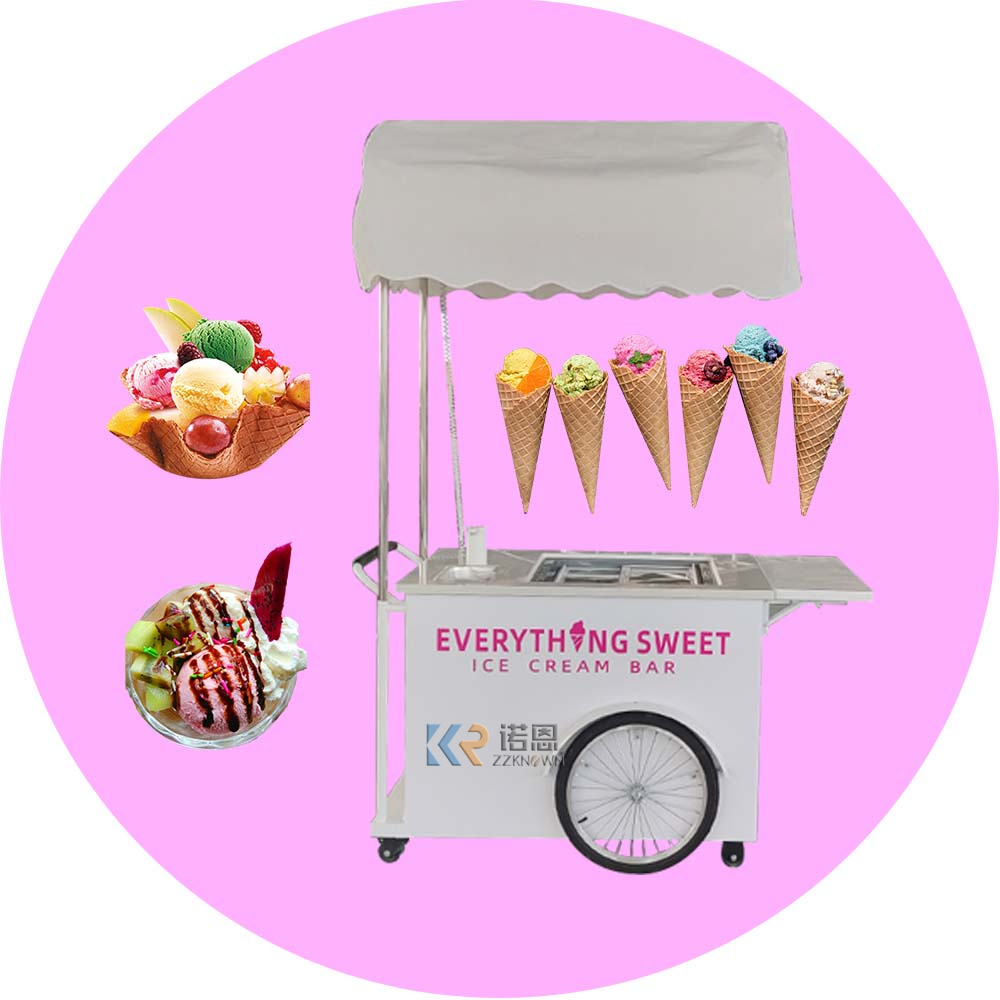Customized Coffee Bike with CE Certification Street Vending Carts Electric Food Vending Tricycle