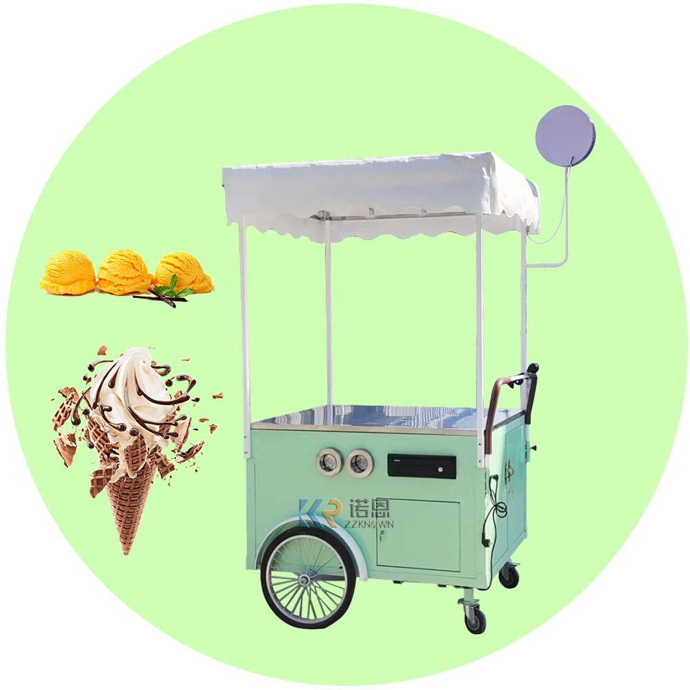 Customized Cart To Sell Candy Mexican Ice Cream Cart For Sale Food Trailer