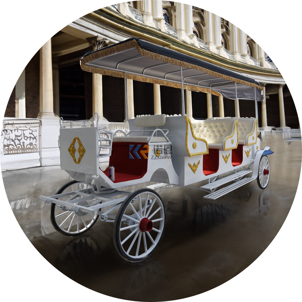 Special Transportation Historical Royal Horse Carriage For Sightseeing Horse Drawn Cart Carriage