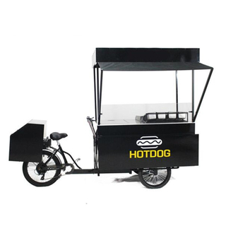 Multifunction Mobile Electric Cargo Bike Adult Tricycl Snack Cart for Sell Hot Dogs Ice Cream Heating And Refrigeration Function