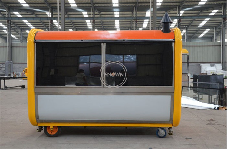 Popular KN-TA 220 Hand Push Food Cart Fast Food Van Mobile Food Kiosk