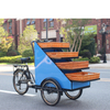 3 Wheel Adult Tricycle Pedal And Electric Cargo Bike Vending Food Cart for Sale Vegetables Fruits on The Street Wholesale