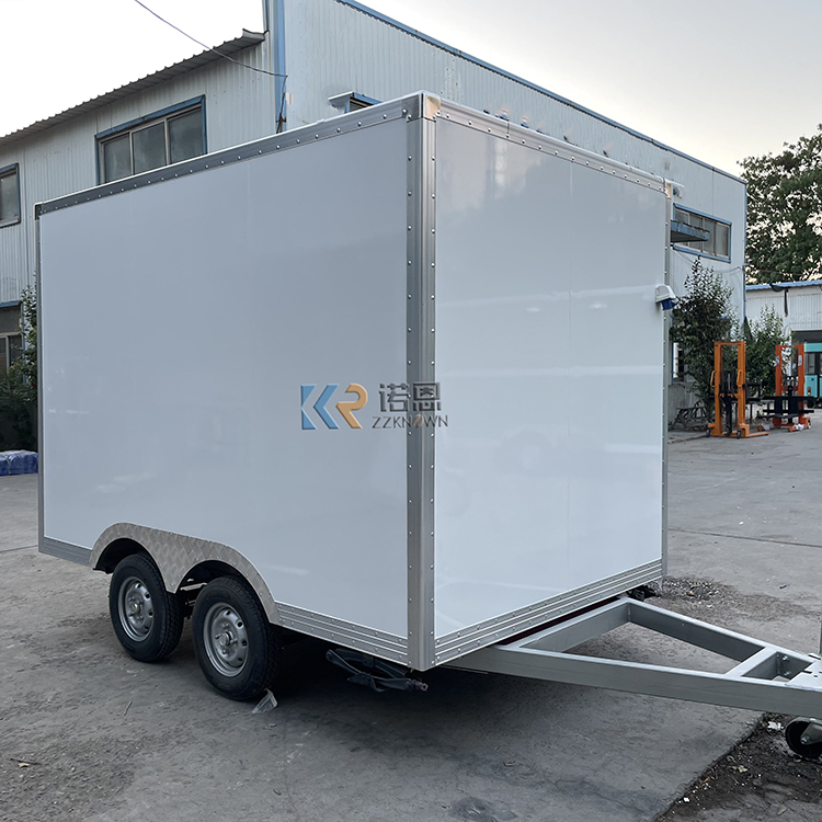 KN-FS-300 Europe Standard Food Truck Mobile Kitchen Catering Trailert Dog Snack Kiosk Food Cart For Sale