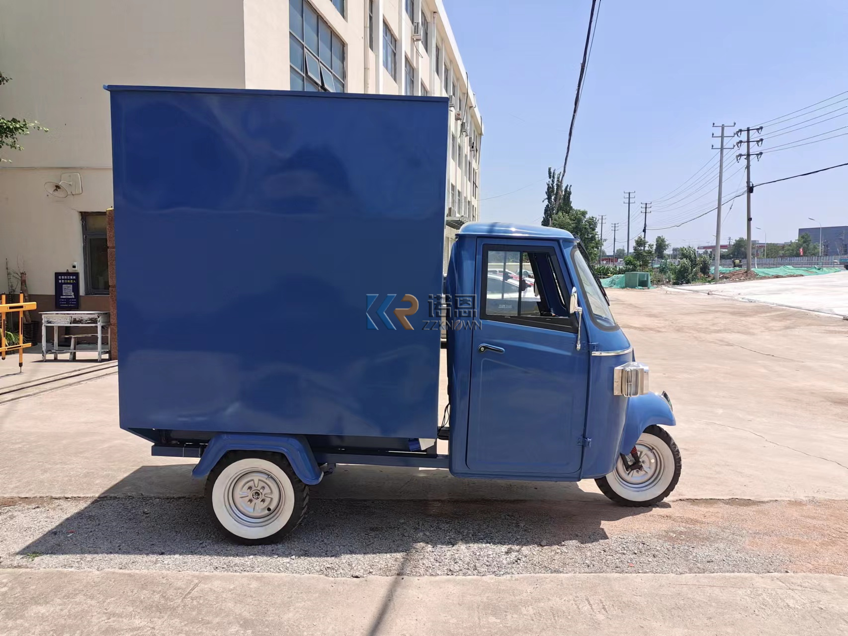 KN-APE-P Concession Ice Cream Wine Coffee Tricycle Ice Cream Trucks Food Cart With CE ISO Certification