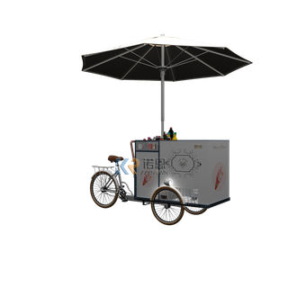 Hot Sale Stall China Ice Cream 3 Wheel Restaurant Bbq Source Small Hand Push Motor Mini Tricycle Mobile Bike Food Cart