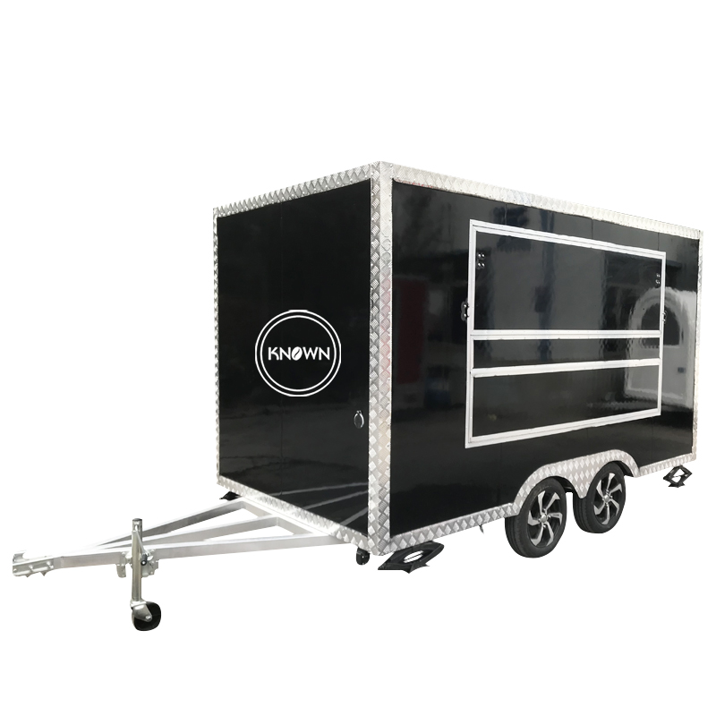 KN-FS-370 Factory Street Food Carts Chinese Mobile Vending Van Food Trailer High Quality Vintage Food Truck