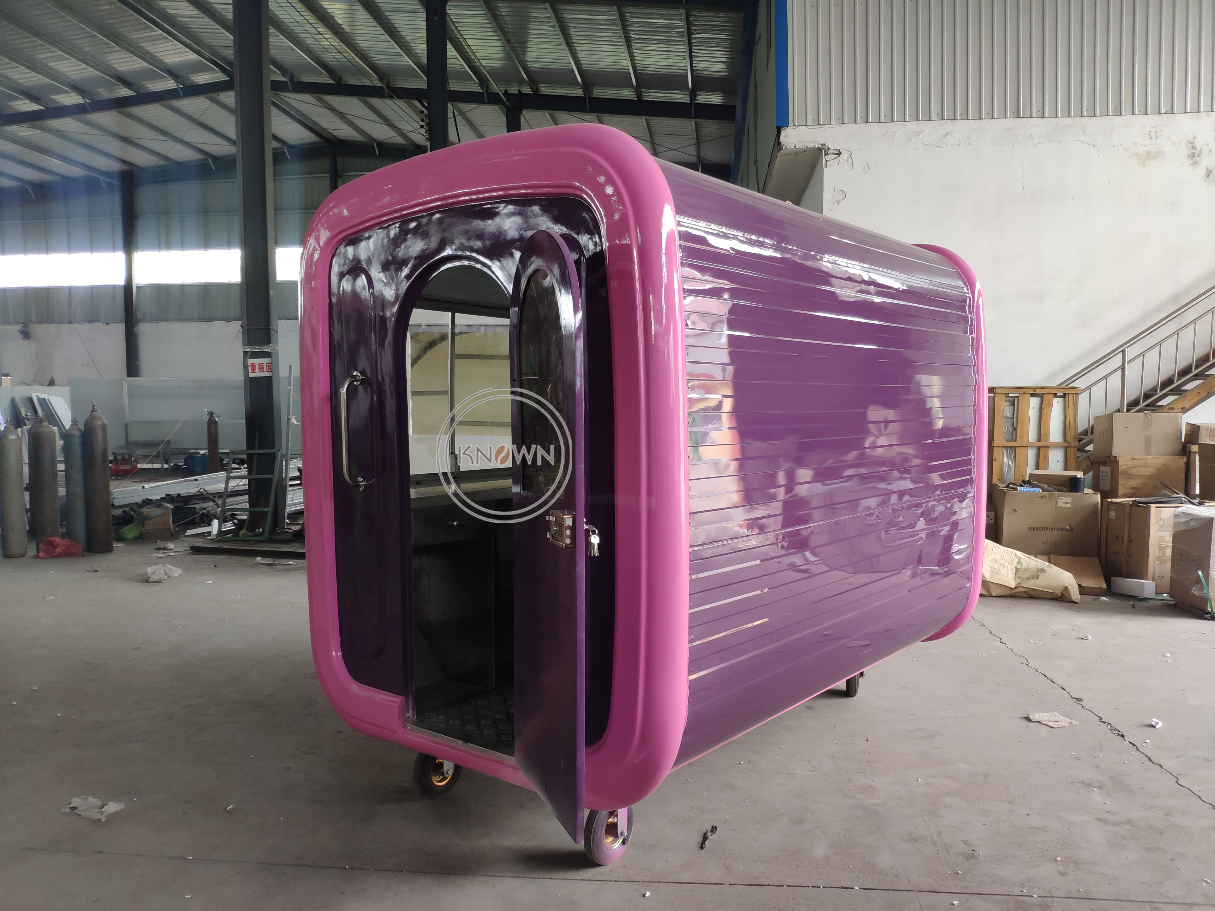 KN-FR-270A CE DOT Certified Street View Dining Truck Customized European Food Cart Food Trailer