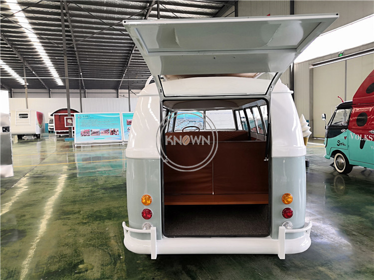 Customized electric mobile triporteur airstream coffee food trailer truck kiosk for shopping mall