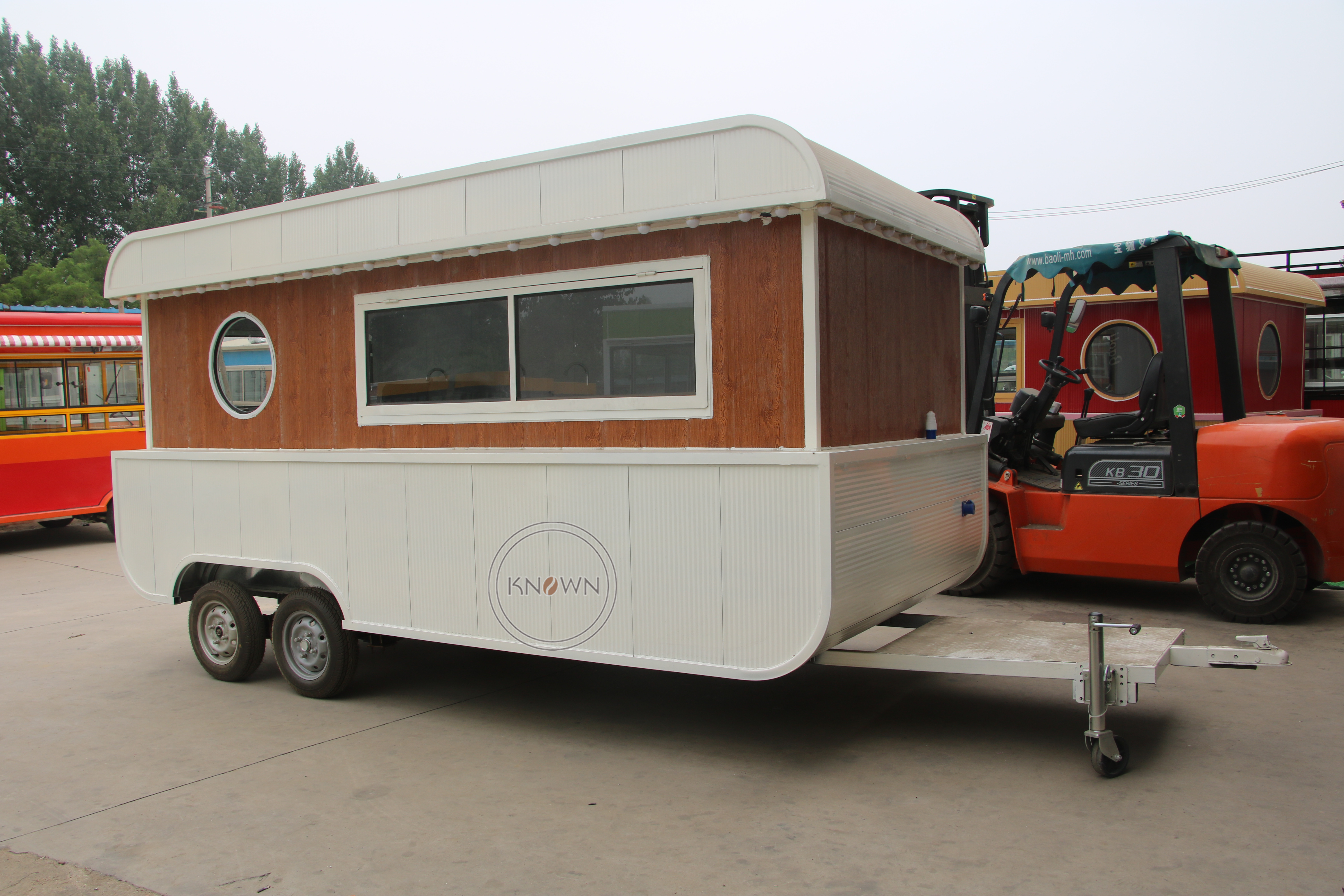 KN-BT-420X The US Standard Mobile Kitchen Street Food Trailer Food Concession Trailer Food Truck with Full Kitchen