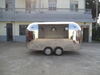 Best Selling Perfect Stainless Steel 4m Long Food Van Trailer Food Truck for Sale Europe