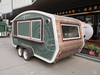 Fast Food Truck Hot Dog Vending Cart Trolley Mobile Kitchen Trailer for Sale Europe