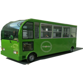 Green Color 4.3m Length Food Trucks Mobile Food Trailer Fast Food Truck Hotdog Food Cart
