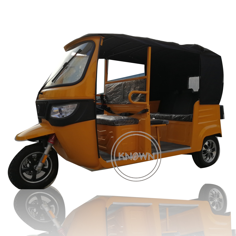 OEM Adult Electric Tricycle 6 Passenger Vehicle Motorcycle Three Wheels Tuk Tuk Cart for sale