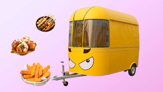 KN-XL-300X High Quality Hotdog Ice Mobile Food Truck Trailer For Small Snack Vending Cart 
