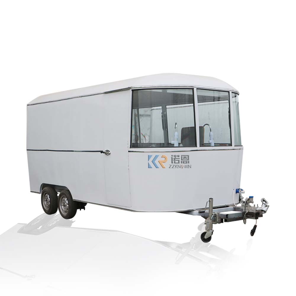 KN-XL-500X DOT Approved Street Food Truck Hot Dog Vending Cart For Sale Dessert Fast Food Trailer With Cooking Equipment