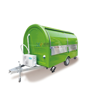 KN-FR-350B Snack Food Car Burger Truck Mobile Food Trailers With Equipments