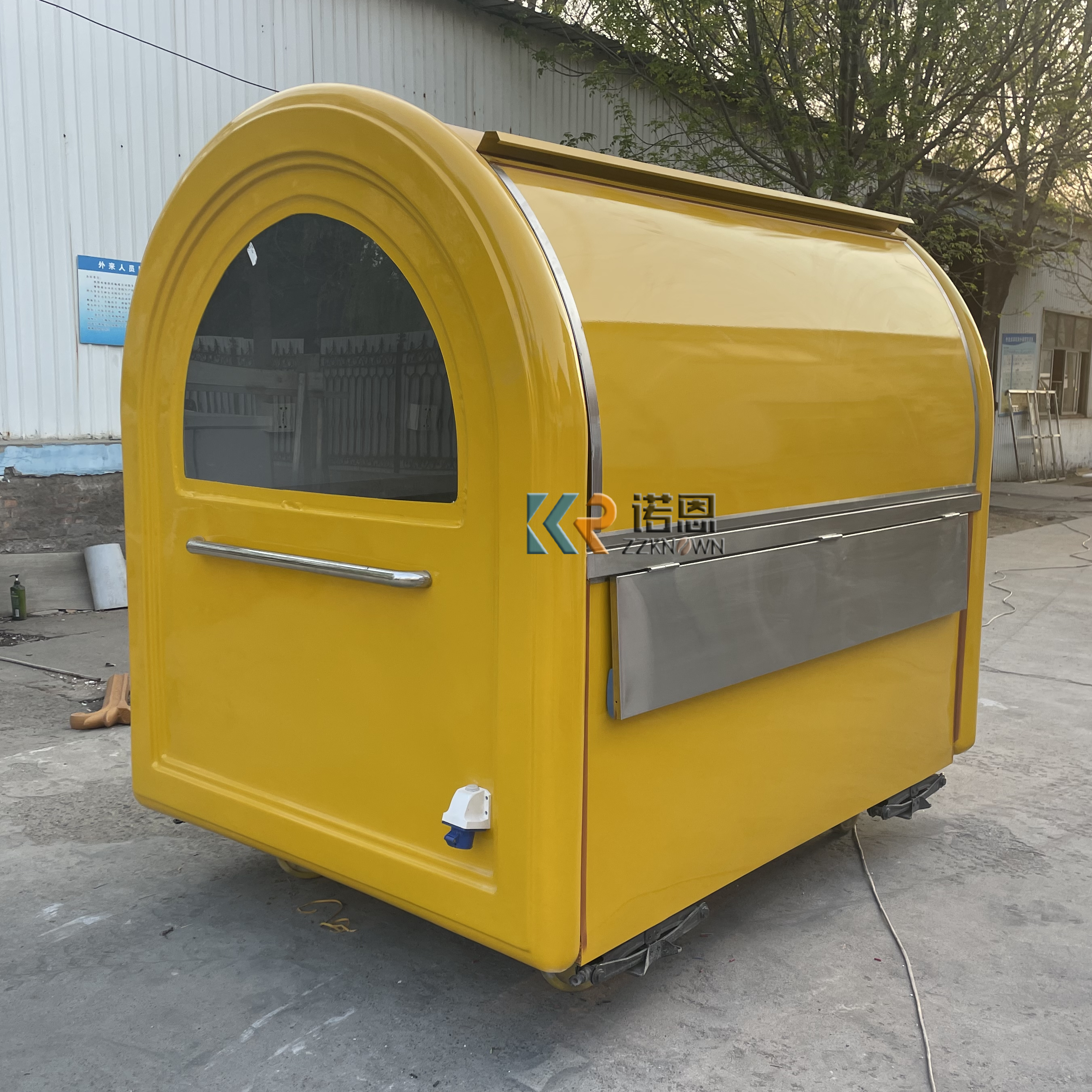 KN-FR-220A Best Mobile Food Car Food Trailer Kiosk Food Cart with Wheels
