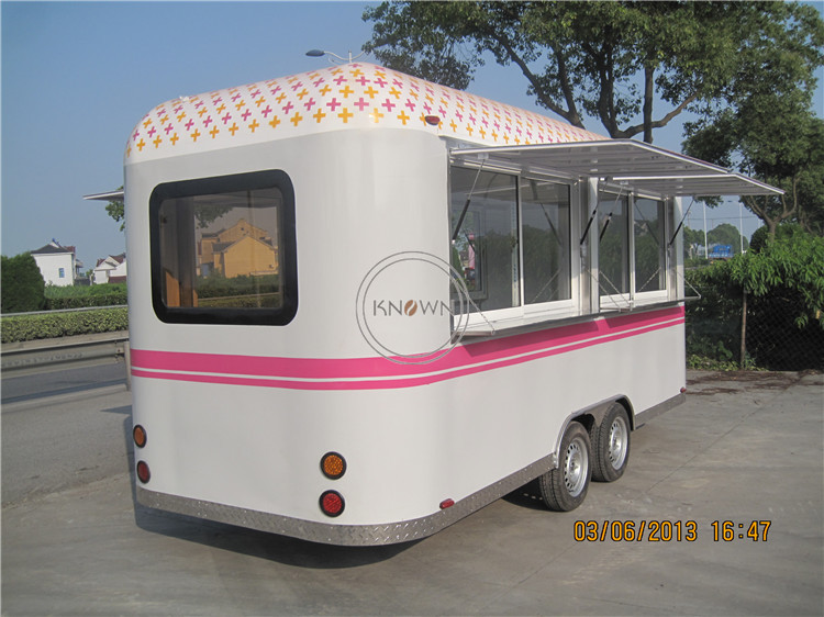 KN-500R Modern Outdoor Mobile Catering Food Trailer Food Truck Business