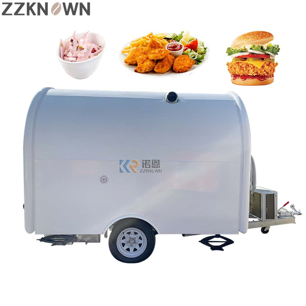 KN-FR-280W Coffee Vending Panini Food Van Vintage Mobile Concessions Food Trailers