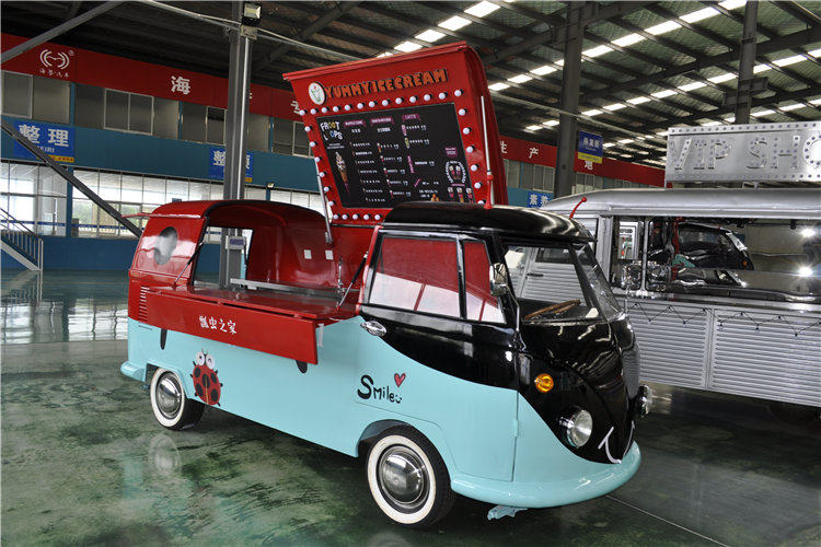 Mobile Kitchen Cheap Mobile Food Truck Ice Cream Coffee Carts Big Food Van Electric Food Truck for Sale